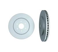 2x Disco freno Assale anteriore ventilato 1031081 KAMOKA per NISSAN NAVARA NP300