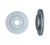 2x Disco freno Assale anteriore ventilato 1031088 KAMOKA per MAZDA 2