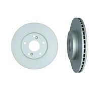 2x Disco freno Assale anteriore ventilato 1031097 KAMOKA per HONDA STREAM