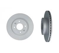2x Disco freno Assale anteriore ventilato 103207 KAMOKA per KIA HYUNDAI