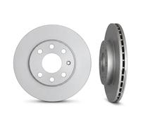 2x Disco freno Assale anteriore ventilato 1032260 KAMOKA per OPEL CORSA C