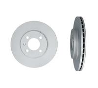 2x Disco freno Assale anteriore ventilato 103414 KAMOKA per VW SEAT