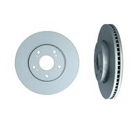 2x Disco freno Assale anteriore ventilato 103590 KAMOKA per HONDA CIVIC IX