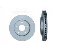2x Disco freno Assale anteriore ventilato 103659 KAMOKA per NISSAN LEAF