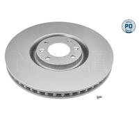 2x Disco freno Assale anteriore ventilato 11-15 521 0045/PD MEYLE per CITROËN DS