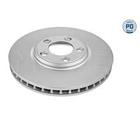 2x Disco freno Assale anteriore ventilato 18-15 521 0010/PD MEYLE per JAGUAR