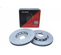 2x Disco freno Assale anteriore ventilato 19-1945SPORT MAXGEAR per VW SEAT