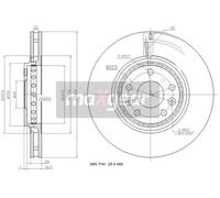 MAXGEAR 19-2363 Disco freno