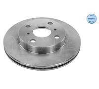 2x Disco freno Assale anteriore ventilato 30-15 521 0020 MEYLE per TOYOTA YARIS