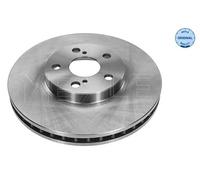 2x Disco freno Assale anteriore ventilato 30-15 521 0048 MEYLE per TOYOTA