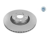 2x Disco freno Assale anteriore ventilato 30-15 521 0124/PD MEYLE per TOYOTA