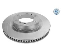 2x Disco freno Assale anteriore ventilato 30-15 521 0127/PD MEYLE per TOYOTA