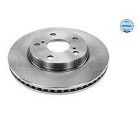 2x Disco freno Assale anteriore ventilato 30-85 521 0010 MEYLE per TOYOTA