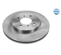2x Disco freno Assale anteriore ventilato 31-15 521 0037 MEYLE per HONDA JAZZ II