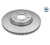 2x Meyle 31-15 521 0053 / Pd Dischi Freno 300mm Frontale per Honda Cr-V