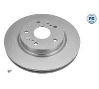 2x Disco freno Assale anteriore ventilato 33-15 521 0019/PD MEYLE per SUZUKI