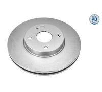 2x Meyle 35-15 521 0045 / Pd Dischi Freno 257,5mm Ventilato Ant. per Mazda 2