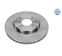 2x Disco freno Assale anteriore ventilato 36-15 521 0052 MEYLE per NISSAN CUBE
