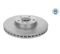 2x Disco freno Assale anteriore ventilato 383 521 0004/PD MEYLE per BMW X6 X5
