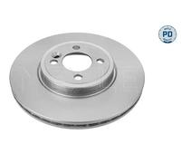 2x Disco freno Assale anteriore ventilato 383 521 0007/PD MEYLE per MINI MINI