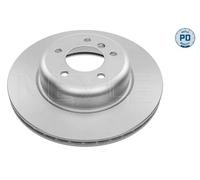 2x Disco freno Assale anteriore ventilato 383 521 1001/PD MEYLE per BMW