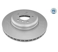 2x Disco freno Assale anteriore ventilato 383 521 1003/PD MEYLE per BMW 6 5