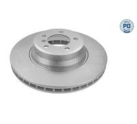 2x Disco freno Assale anteriore ventilato 383 521 3059/PD MEYLE per BMW 7
