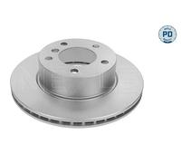 2x Disco freno Assale anteriore ventilato 383 521 3062/PD MEYLE per BMW 1