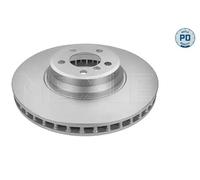 2x Disco freno Assale anteriore ventilato 383 521 3076/PD MEYLE per BMW 7