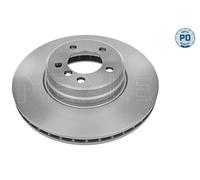 2x Disco freno Assale anteriore ventilato 53-15 521 0012/PD MEYLE per LAND ROVER
