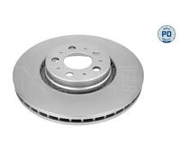 2x Disco freno Assale anteriore ventilato 583 521 5024/PD MEYLE per VOLVO S60 I