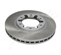 2x Disco freno Assale anteriore ventilato 60-01-103C ASHIKA per NISSAN