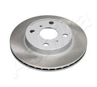 2x Disco freno Assale anteriore ventilato 60-02-278C ASHIKA per TOYOTA YARIS