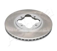 2x Disco freno Assale anteriore ventilato 60-04-401C ASHIKA per HONDA