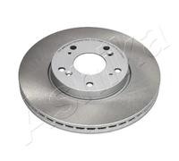 2x Disco freno Assale anteriore ventilato 60-04-432C ASHIKA per HONDA STREAM