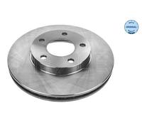 2x Disco freno Assale anteriore ventilato 60-85 521 0005 MEYLE per MAZDA FORD