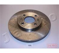2x Disco freno Assale anteriore ventilato 60185C JAPKO per NISSAN 100NX
