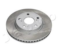 2x Disco freno Assale anteriore ventilato 602010C JAPKO per TOYOTA PRIUS PLUS