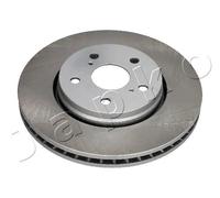 2x Disco freno Assale anteriore ventilato 602049C JAPKO per TOYOTA C-HR
