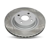 2x Disco freno Assale anteriore ventilato 602051C JAPKO per TOYOTA YARIS