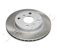 2x Disco freno Assale anteriore ventilato 60278C JAPKO per TOYOTA YARIS VERSO