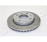 JAPKO 2x Disco Freni Anteriore Ø257.6 MM Ventilato per Kia Carens I FC 1.8i