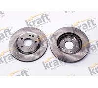 2x Disco freno Assale anteriore ventilato 6041210 KRAFT AUTOMOTIVE
