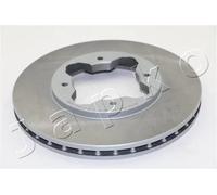 2x Disco freno Assale anteriore ventilato 60423C JAPKO per HONDA ROVER