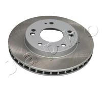 2x Disco freno Assale anteriore ventilato 60598C JAPKO per MITSUBISHI ECLIPSE II