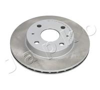2x Disco freno Assale anteriore ventilato 60614C JAPKO per DAIHATSU DAEWOO DACIA