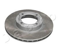 2x Disco freno Assale anteriore ventilato 60619C JAPKO per DAIHATSU CUORE III