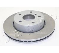 2x Disco freno Assale anteriore ventilato 60L07C JAPKO per LAND ROVER