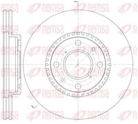 2x Disco freno Assale anteriore ventilato 61002.10 REMSA per OPEL SUZUKI