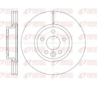 2x Disco freno Assale anteriore ventilato 61019.10 REMSA per VOLVO FORD